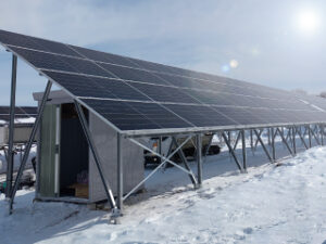 太陽光発電用の新型スチール架台